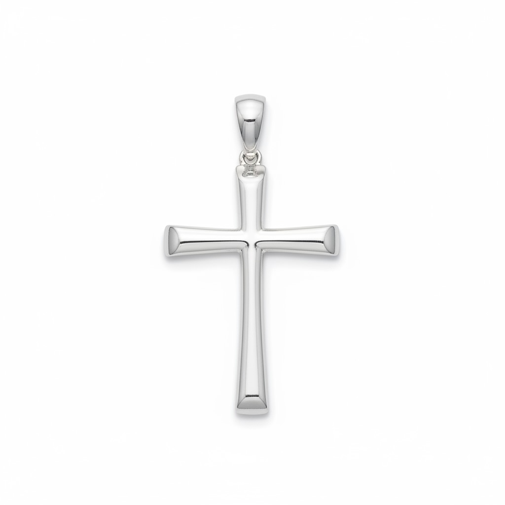 Sterling Silver 925 Cross Pendant "Sanctum"