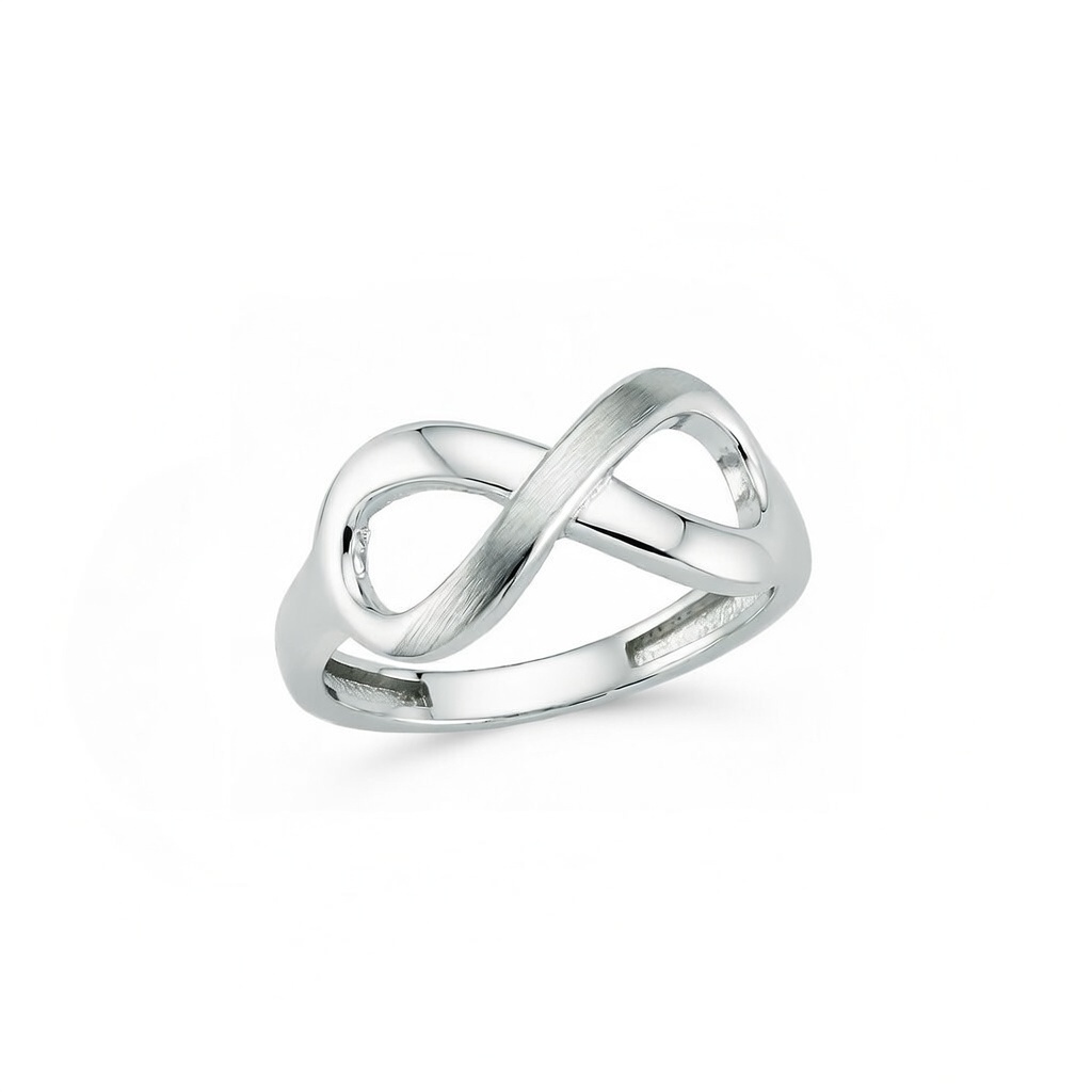 Sterling Silver 925 Infinity Ring "Eva"