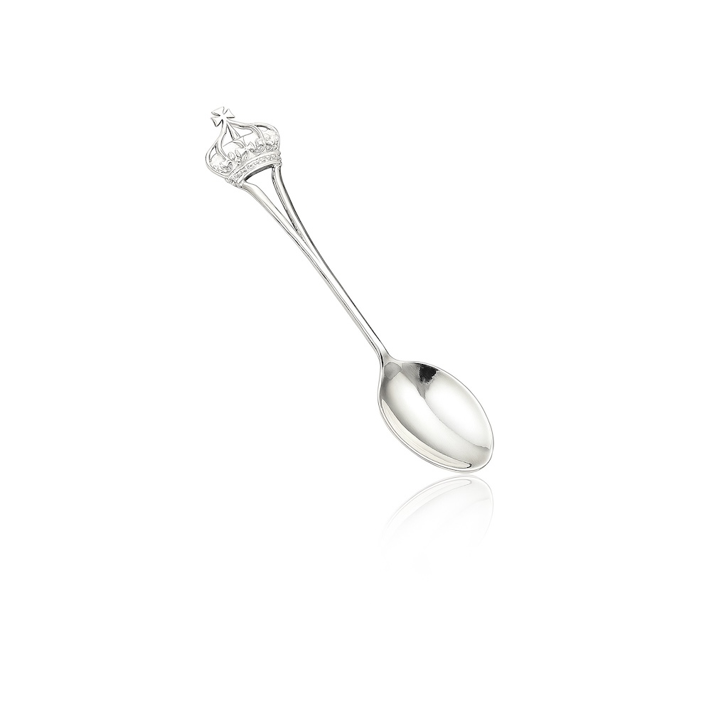 Sterling Silver 925 Crown Design Spoon "Royalty"