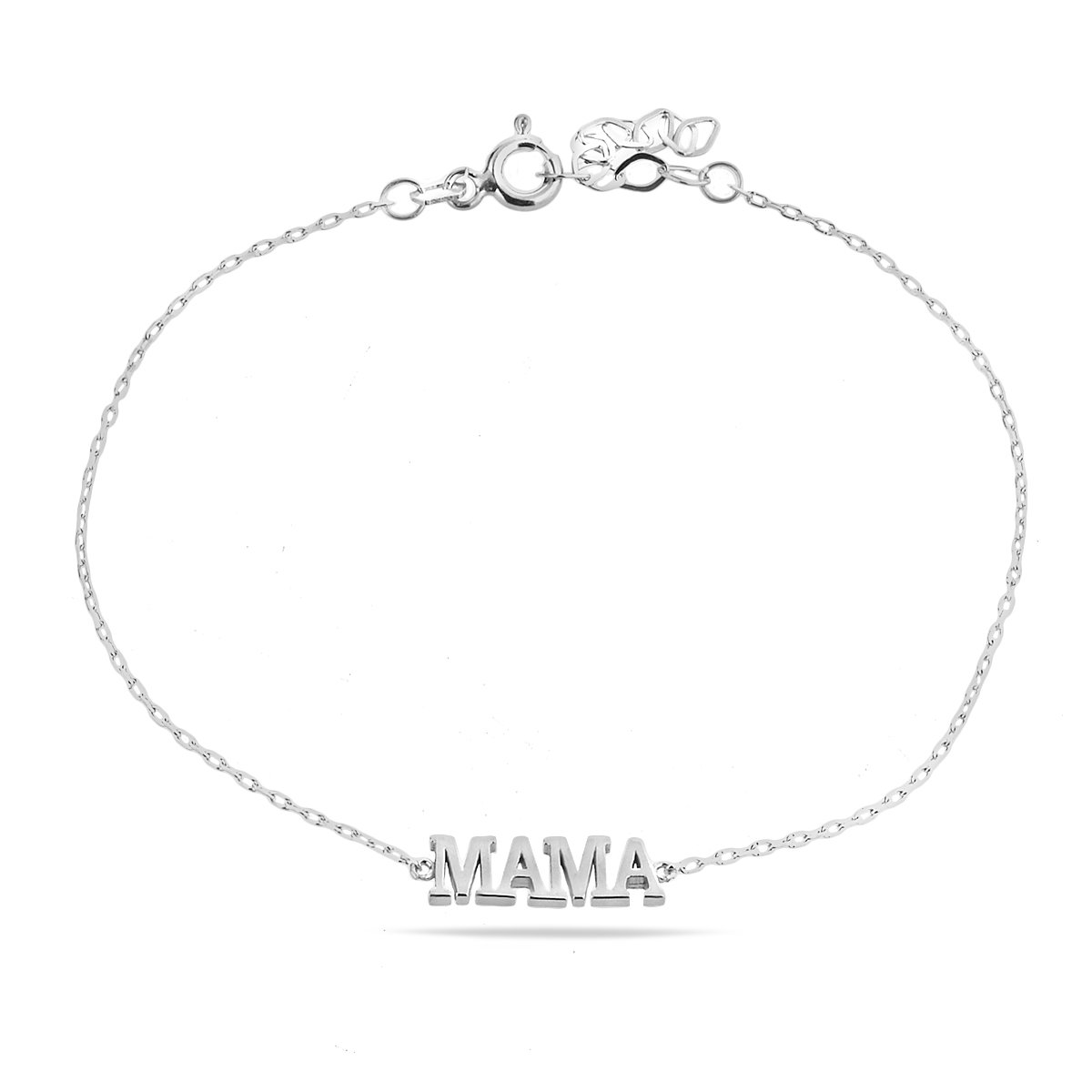 Sterling Silver 925 Chain Bracelet "MAMA"