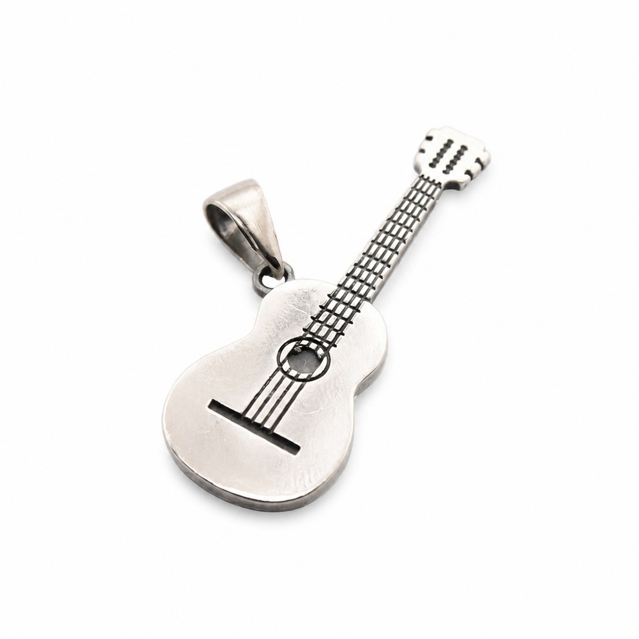 Sterling Silver 925 Guitar Unisex Pendant "Jimi"