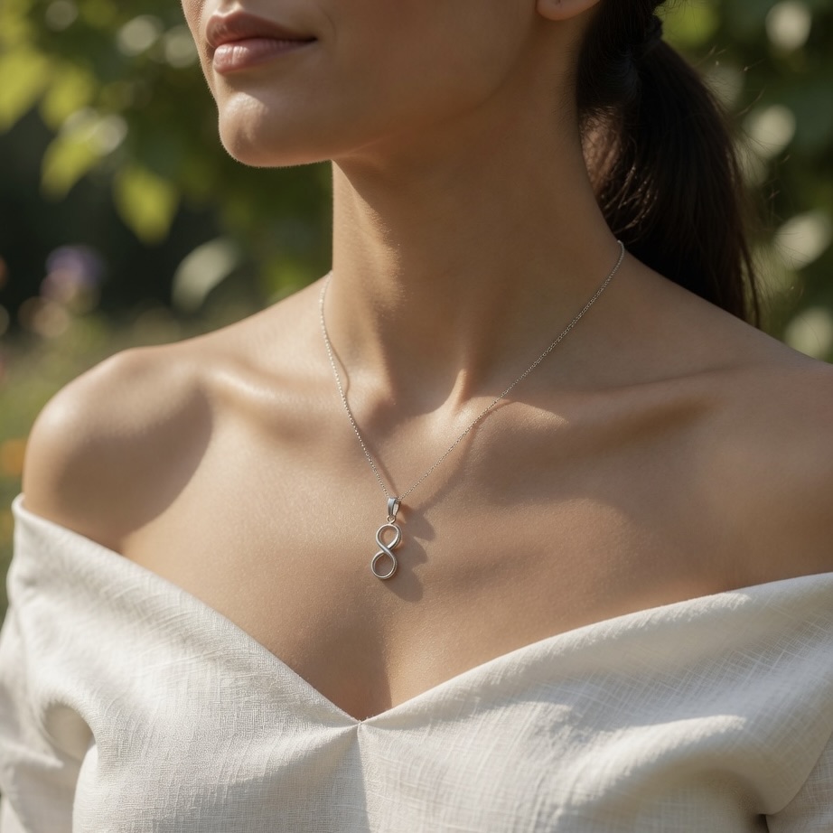 Sterling Silver 925 Infinity Pendant "Endless" - Image 3