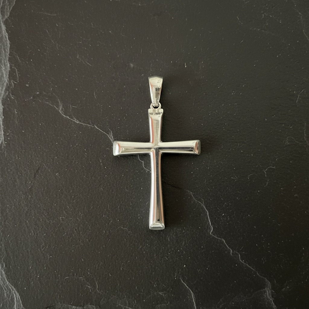 Sterling Silver 925 Cross Pendant "Sanctum" - Image 2