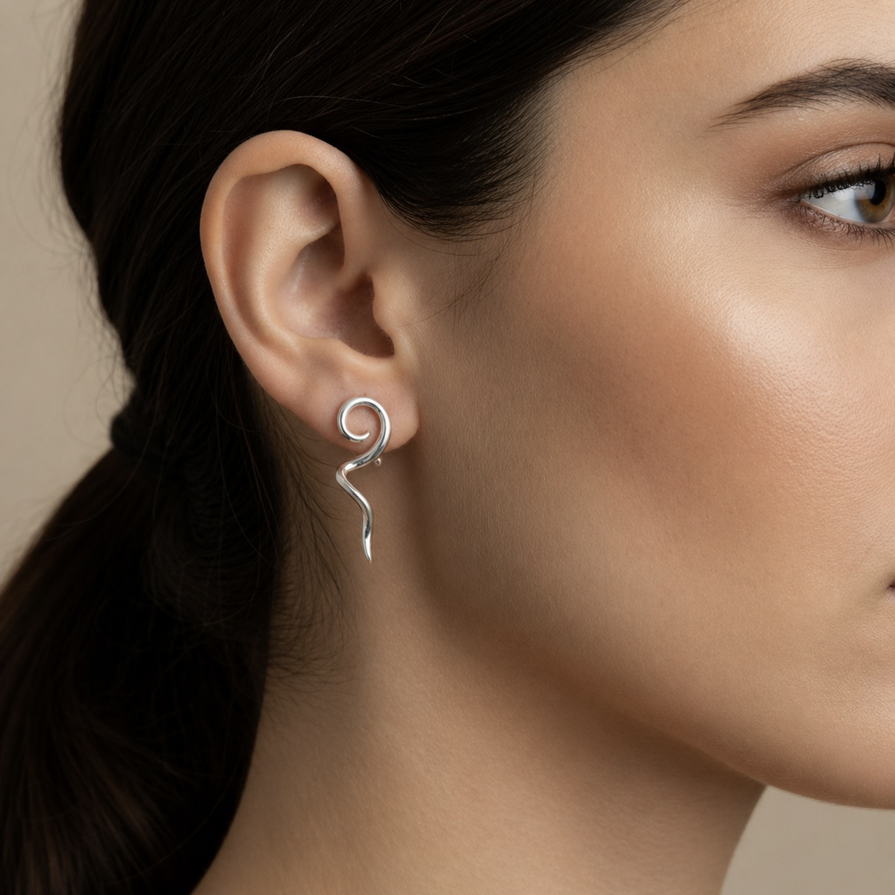Sterling Silver 925 Earrings “Mystic Flow” - Image 3