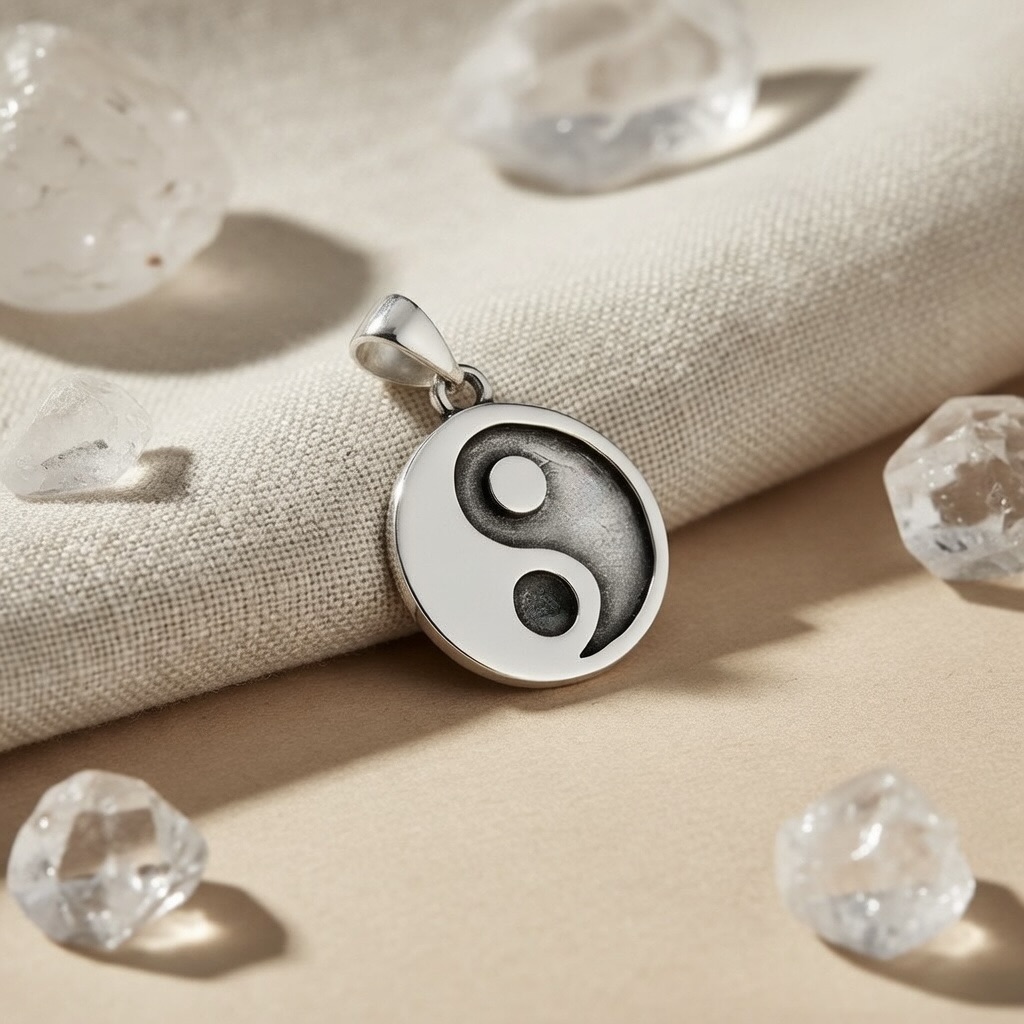 Sterling Silver 925 Yin Yang Pendant “Balance” - Image 2