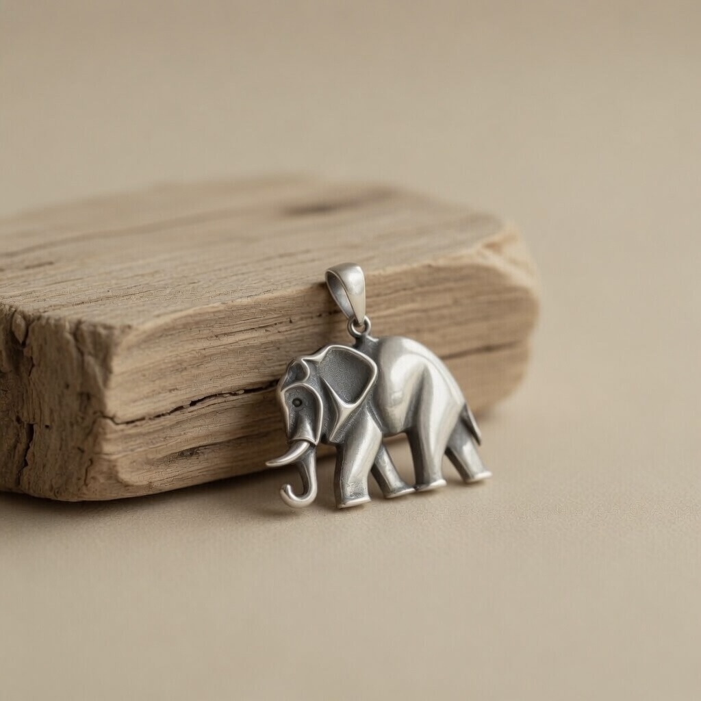 Sterling Silver 925 Elephant Pendant "Olifant" - Image 2