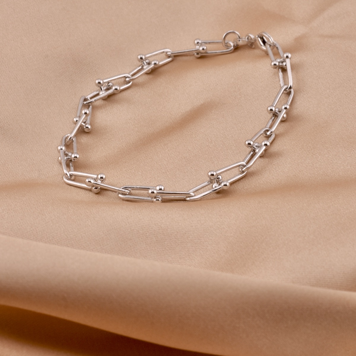 Sterling Silver 925 Chain Bracelet "The Knot" - Silver Image 2