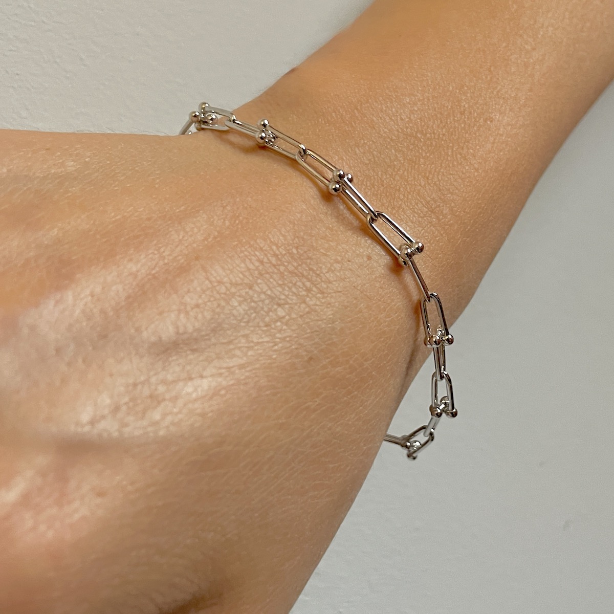 Sterling Silver 925 Chain Bracelet "The Knot" - Silver Image 3