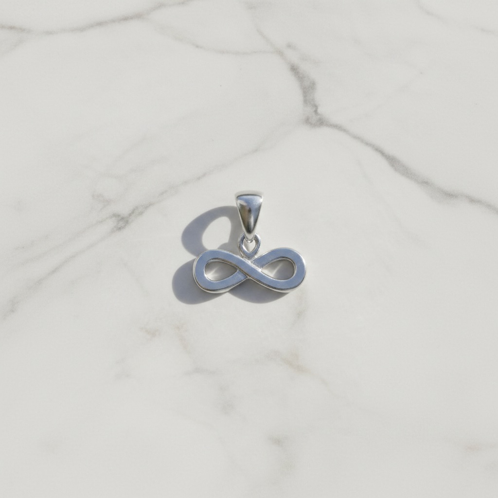 Sterling Silver 925 Infinity Pendant "Eternal" - Image 2