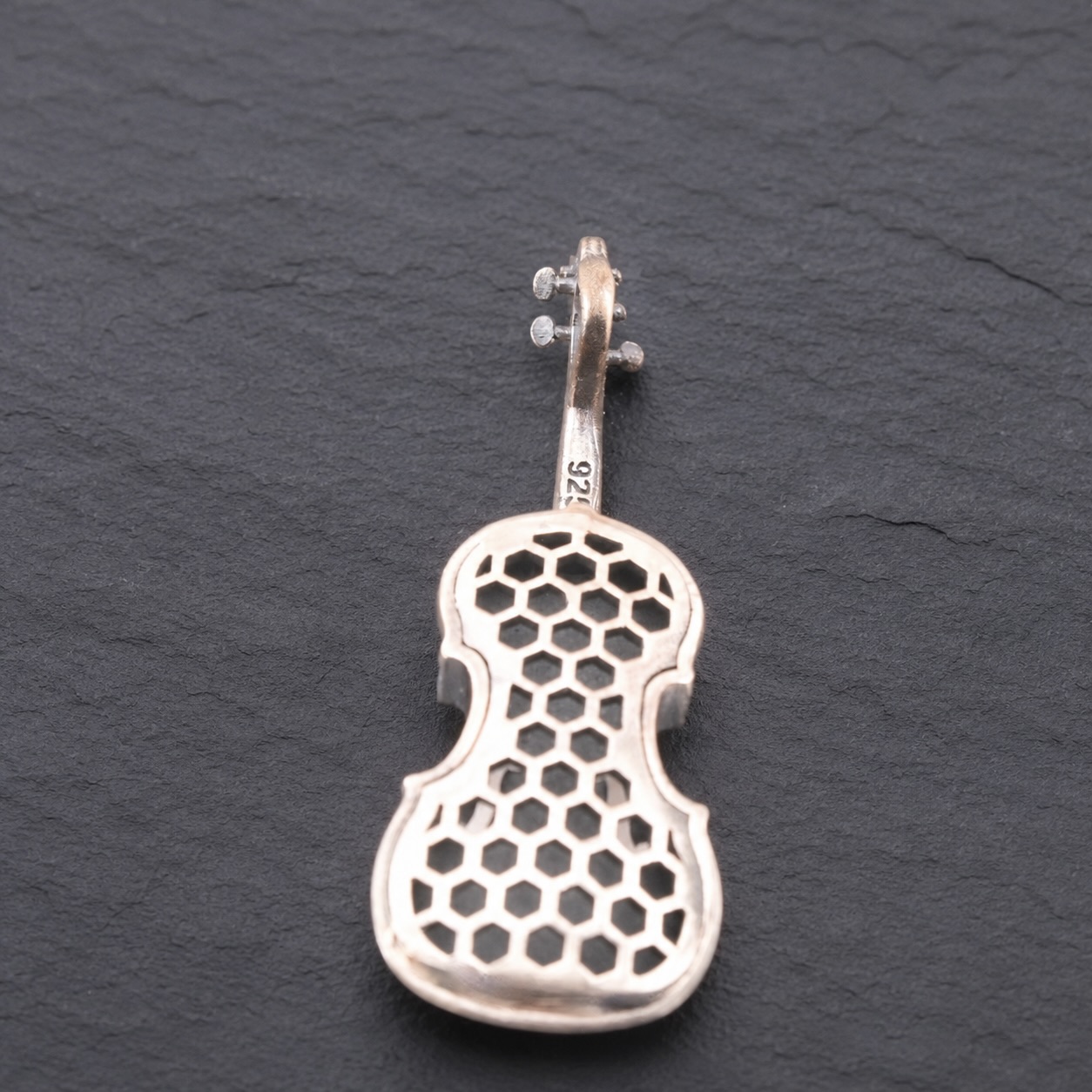 Sterling Silver 925 Violin Pendant "Cremona" - Image 4