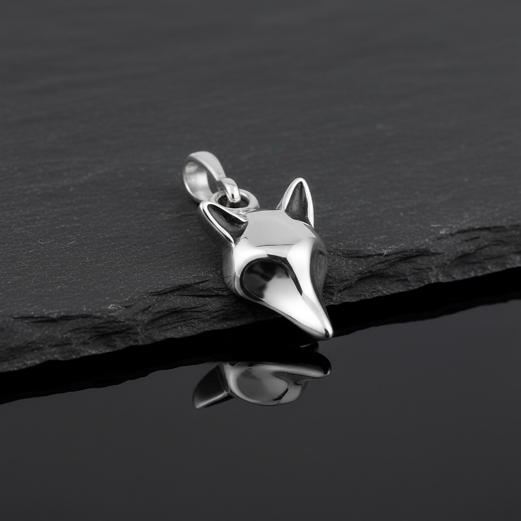 Sterling Silver 925 Fox Pendant “Sorrel” - Image 2