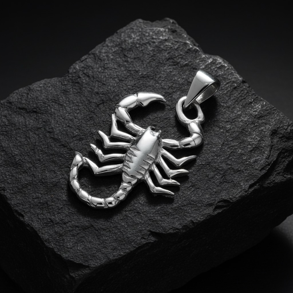 Sterling Silver 925 Scorpion Pendant “Scorpio” - Image 2