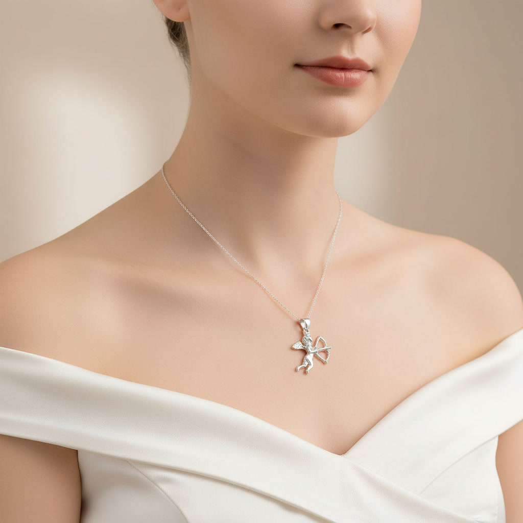 Sterling Silver 925 Cupid Pendant “Love Arrow” - Image 3