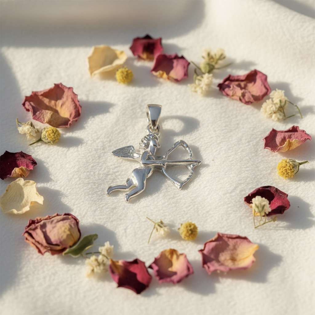 Sterling Silver 925 Cupid Pendant “Love Arrow” - Image 2