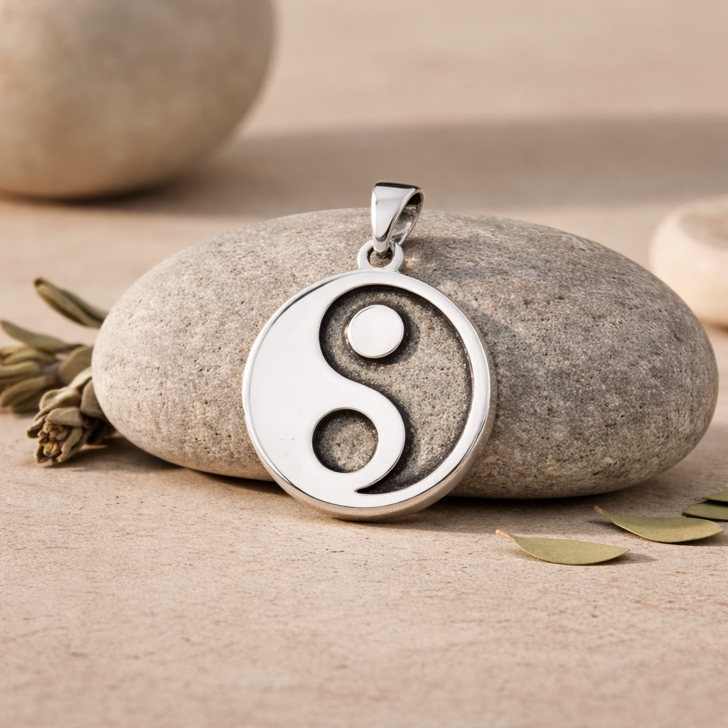 Sterling Silver 925 Yin Yang Pendant “Balance” - Image 2