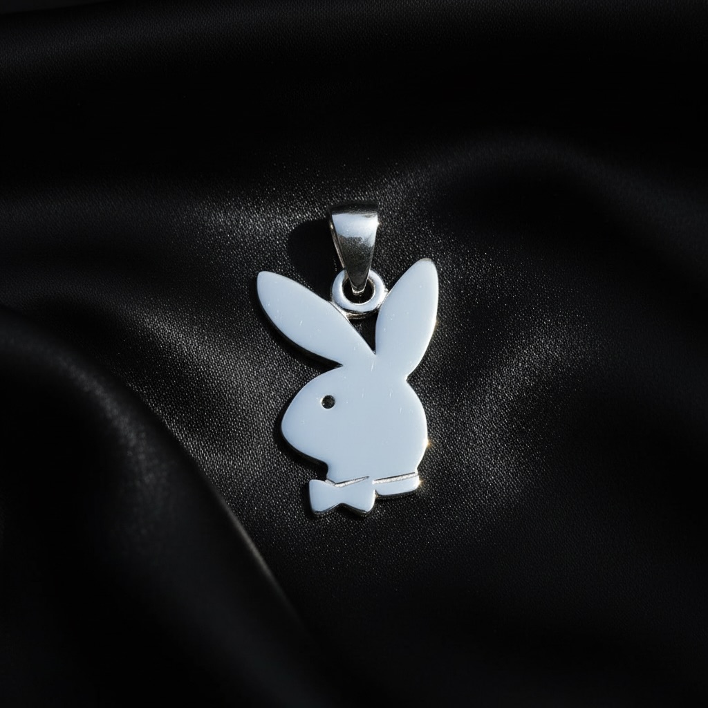 Sterling Silver 925 Bunny Pendant "Cheeky Jack" - Image 2