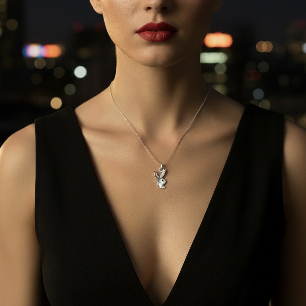 Sterling Silver 925 Bunny Pendant Charm "Naughty Jack" - Image 3