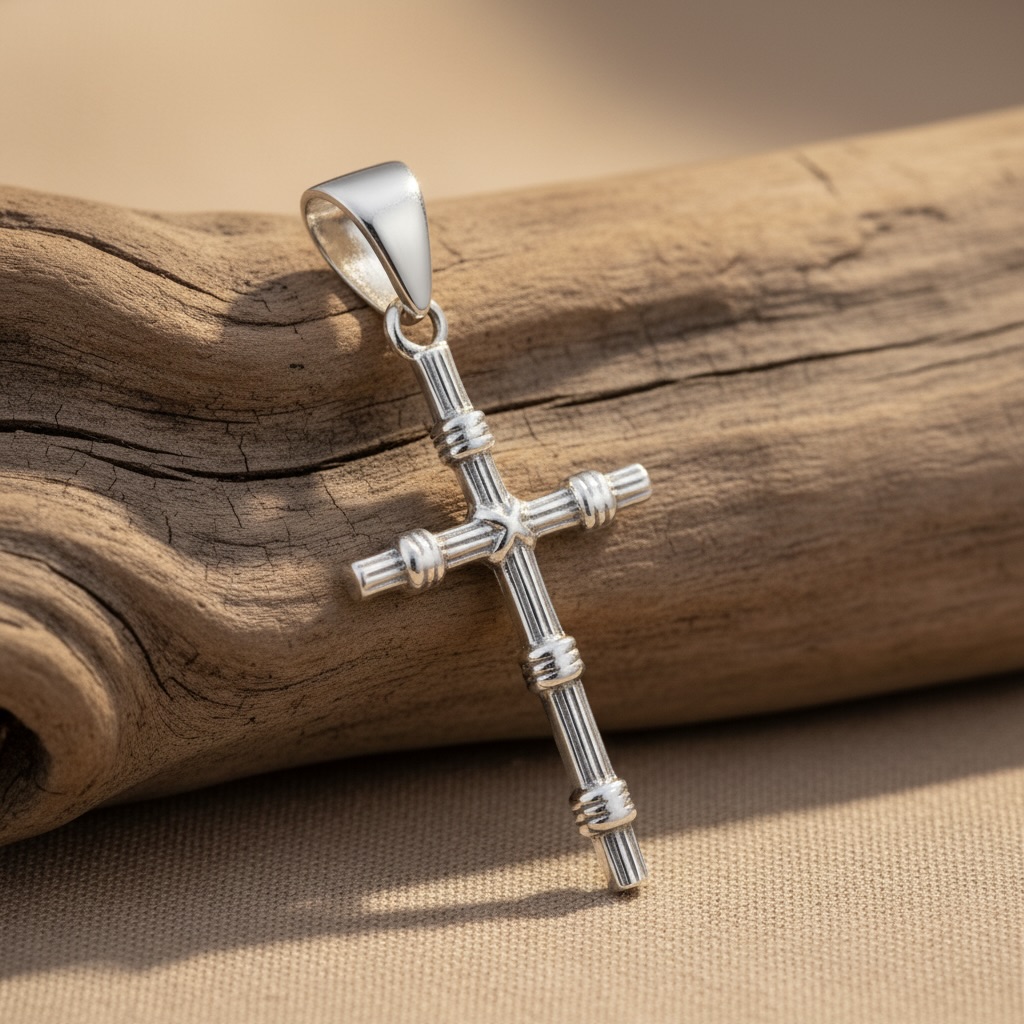 Sterling Silver 925 Cross Pendant “Petite" - Image 2