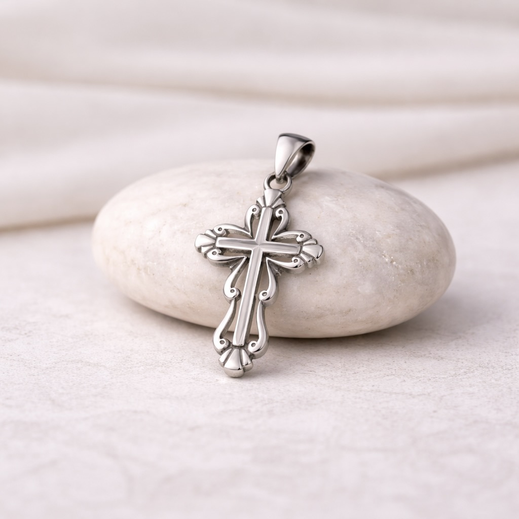Sterling Silver 925 Cross Pendant “Sublime” - Image 2