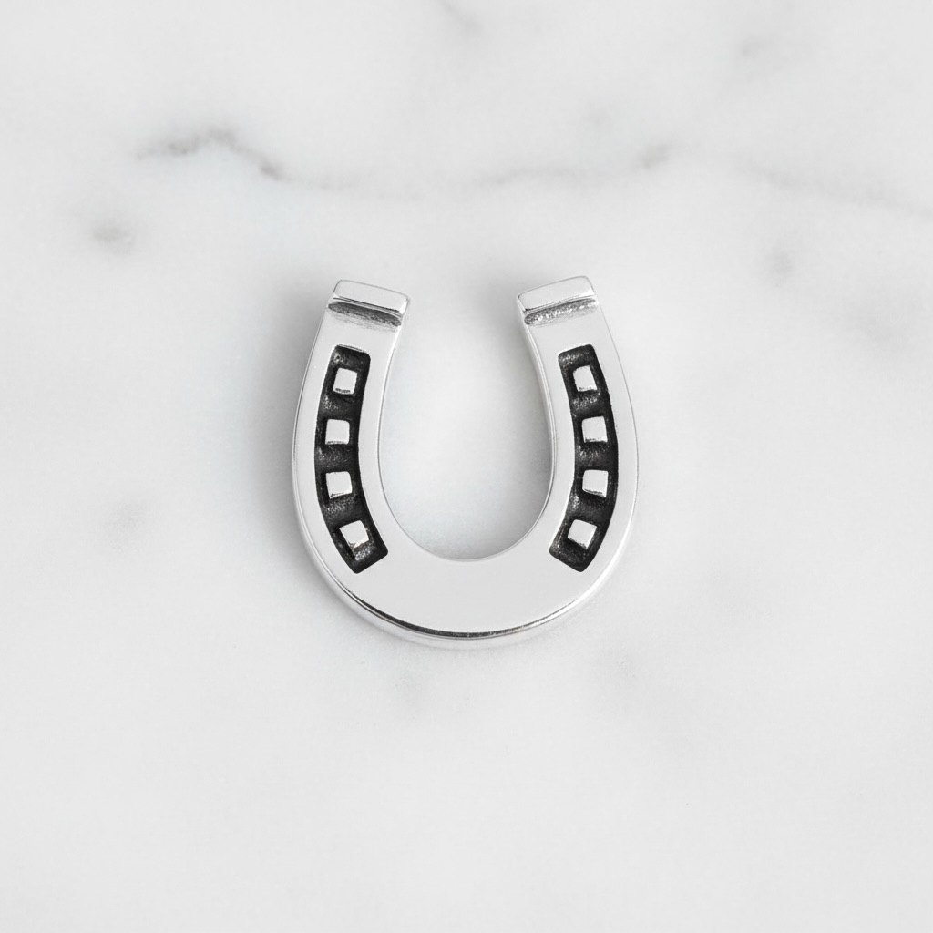 Sterling Silver 925 Horseshoe Pendant “Lucky” - Image 2