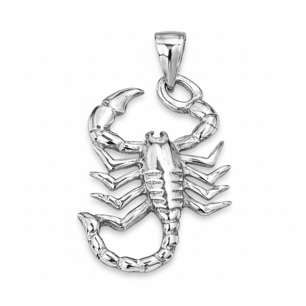Sterling Silver 925 Scorpion Pendant “Scorpio” - Image 1