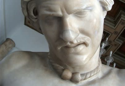 The Dying Gaul's moustache