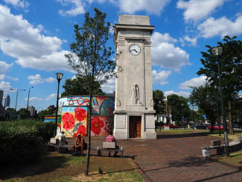 Stockwell War Memorial clock tower
