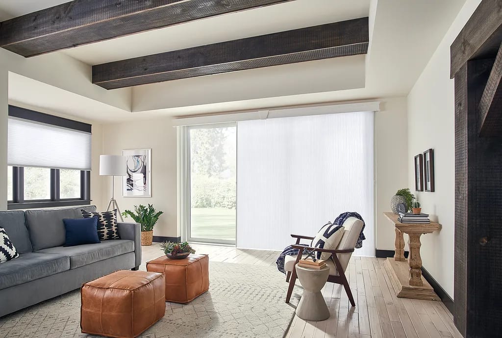 Cellular shades providing insulation in a bedroom setting
