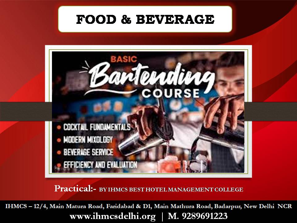 #Career_in_Bartending #Course