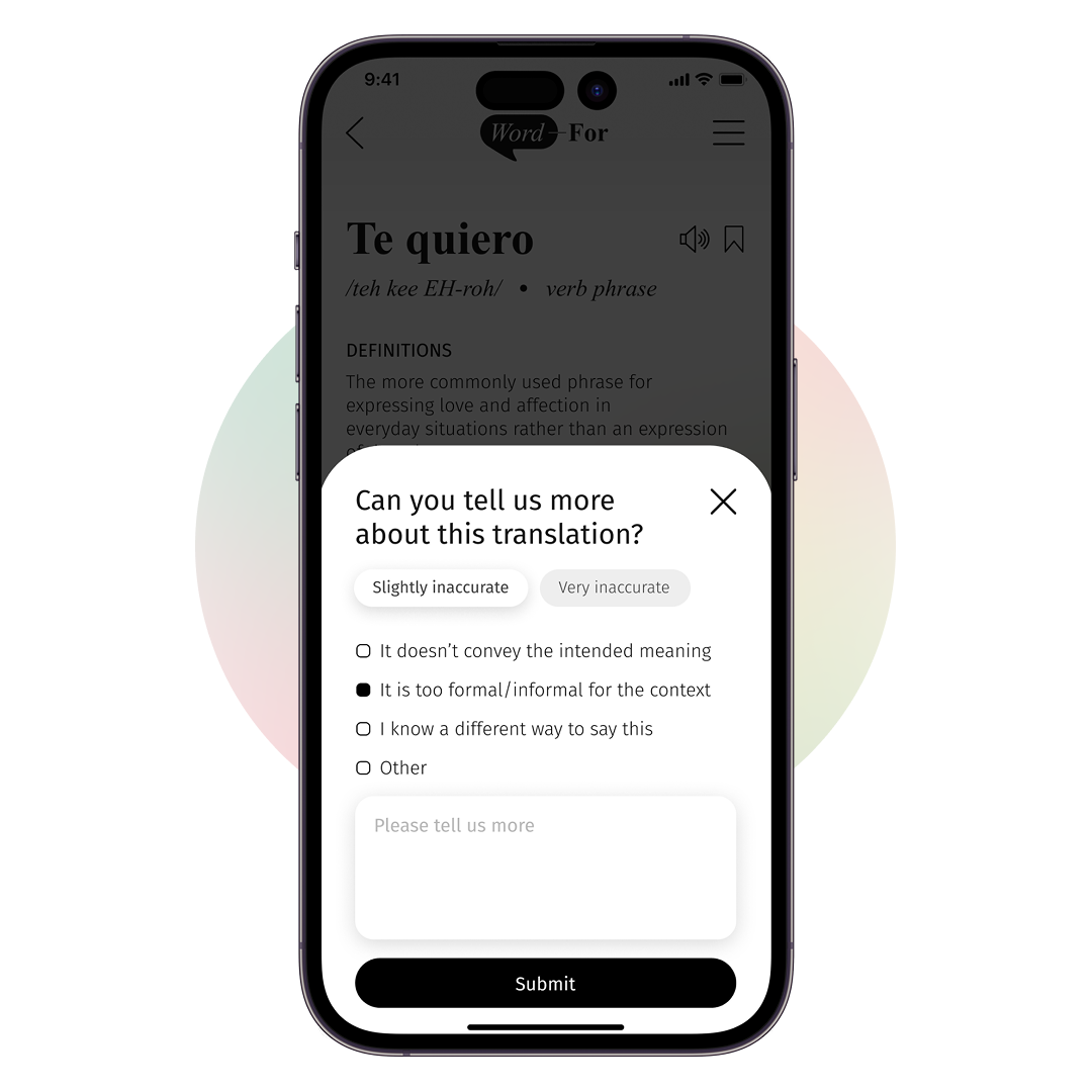 Feedback Integration