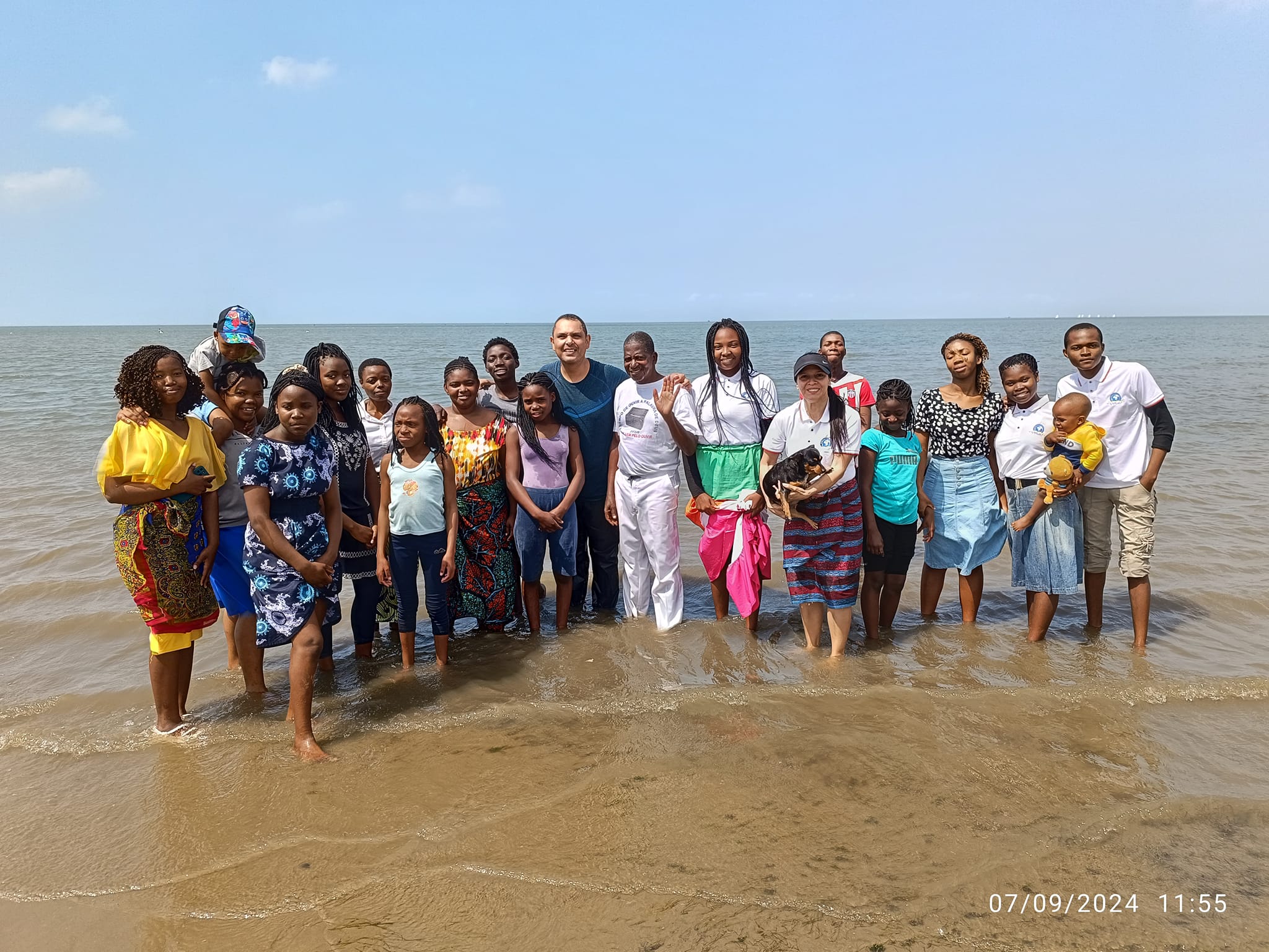 Cerimônia de Batismo na Praia