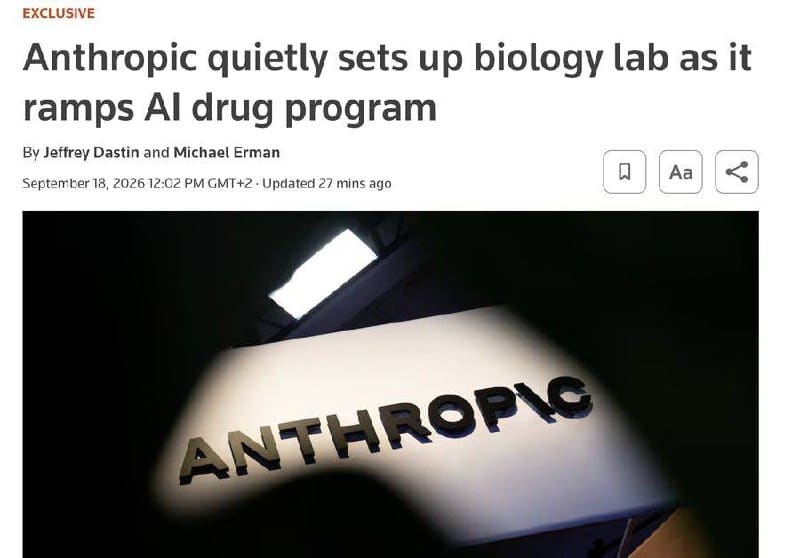 🤖 Anthropic is taking Claude into the lab. 

Anth...