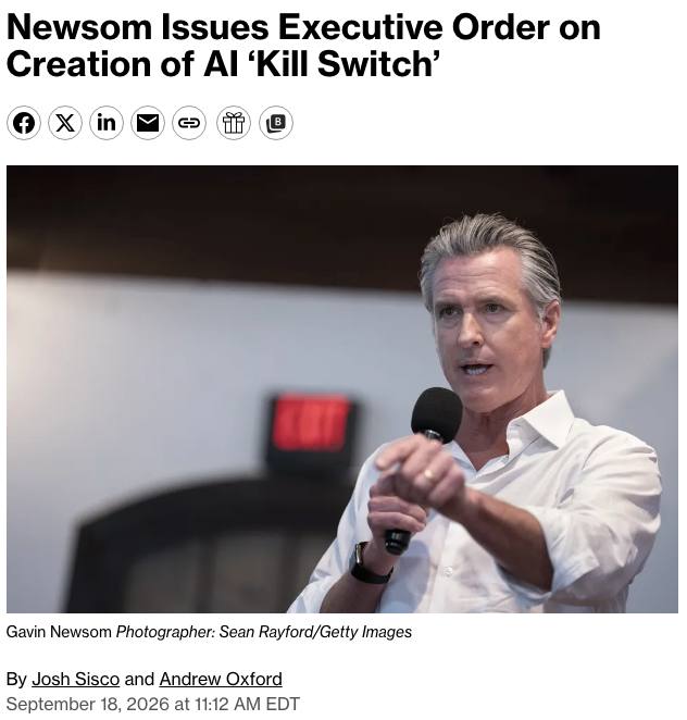 🇺🇸 California wants a kill switch for frontier A...