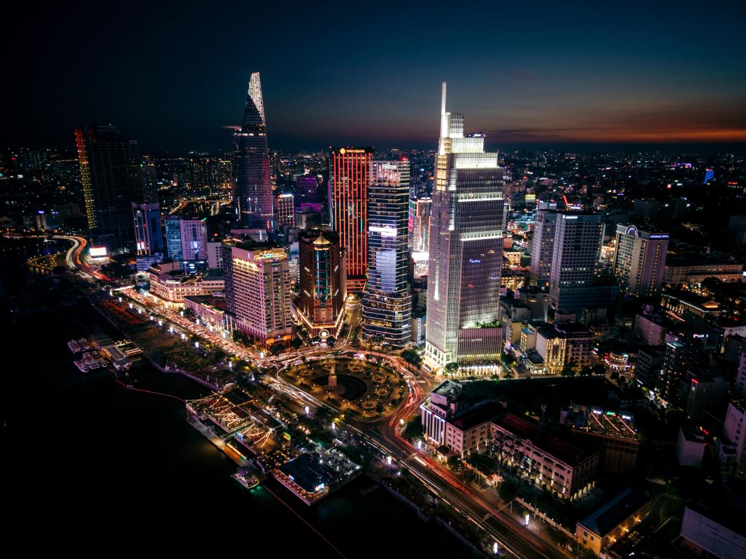 Piscine à débordement de l'Amanoi au Vietnam