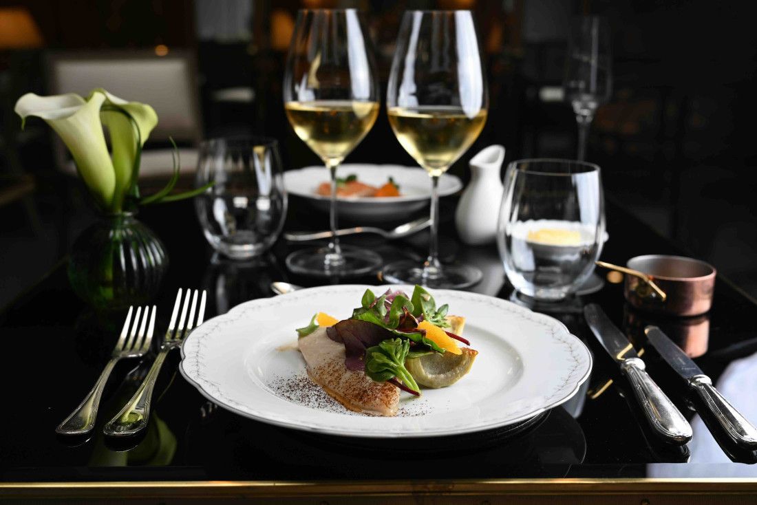 Intérieur végétalisé du restaurant Les Confidences à l