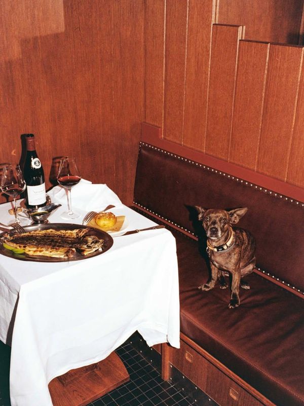 Intérieur élégant du restaurant Arcane 17 avec le bar