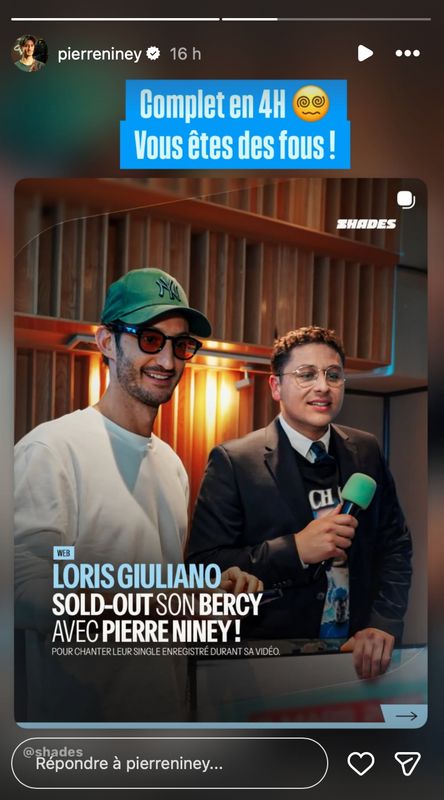 Le duo sur scène, prêt à enflammer l'Accor Arena de Paris pour un spectacle sold out en un temps record.