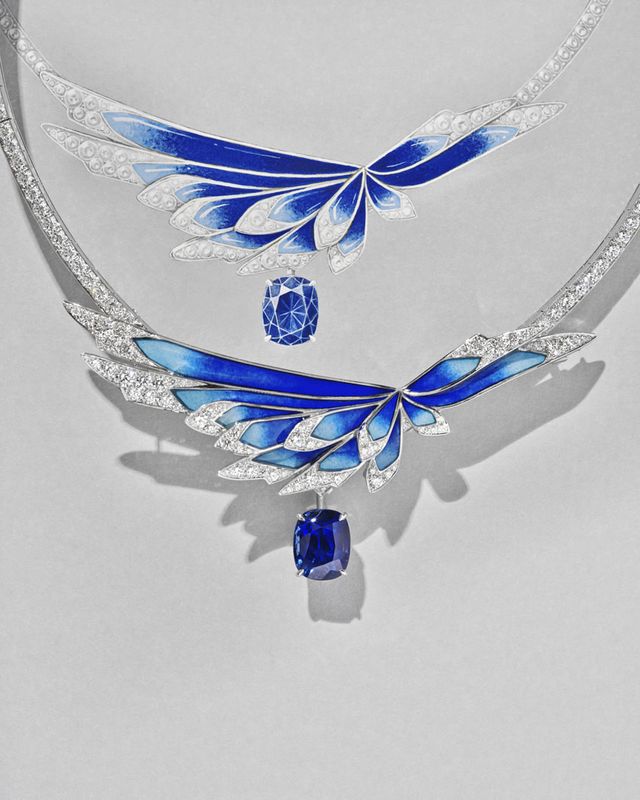 Julien Vermeulen, plumassier, travaillant sur la marqueterie de plumes