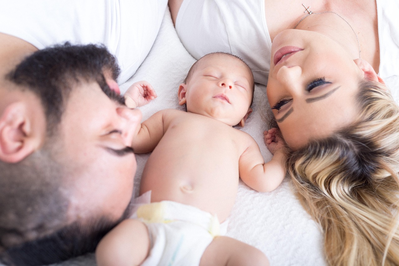 Family celebrating with joy showing emotional relief and strategic public image management.