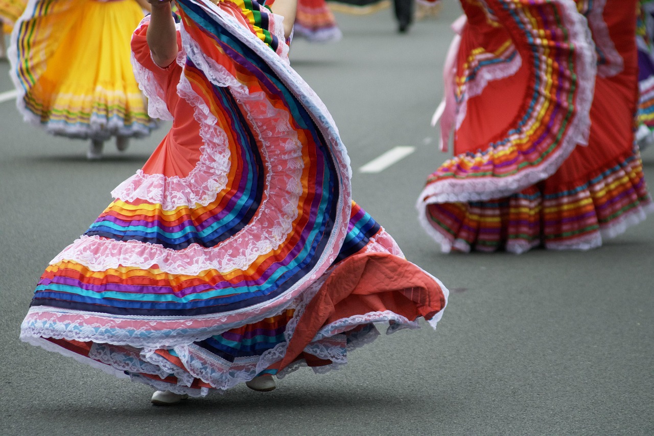 Colorful community parade celebrating local culture and pride.