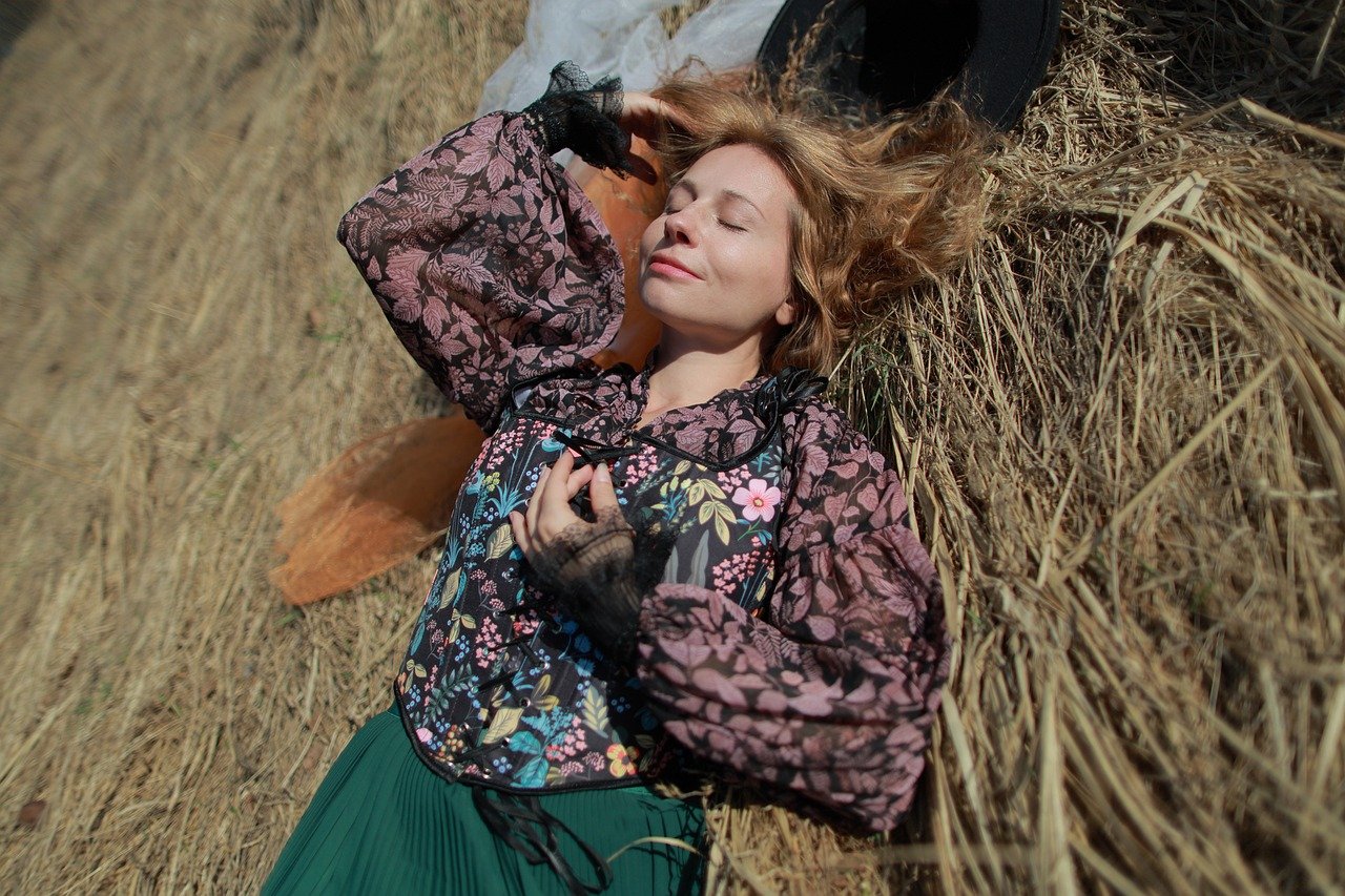 Romantic boho fashion trend with floral prints and flowy fabrics.