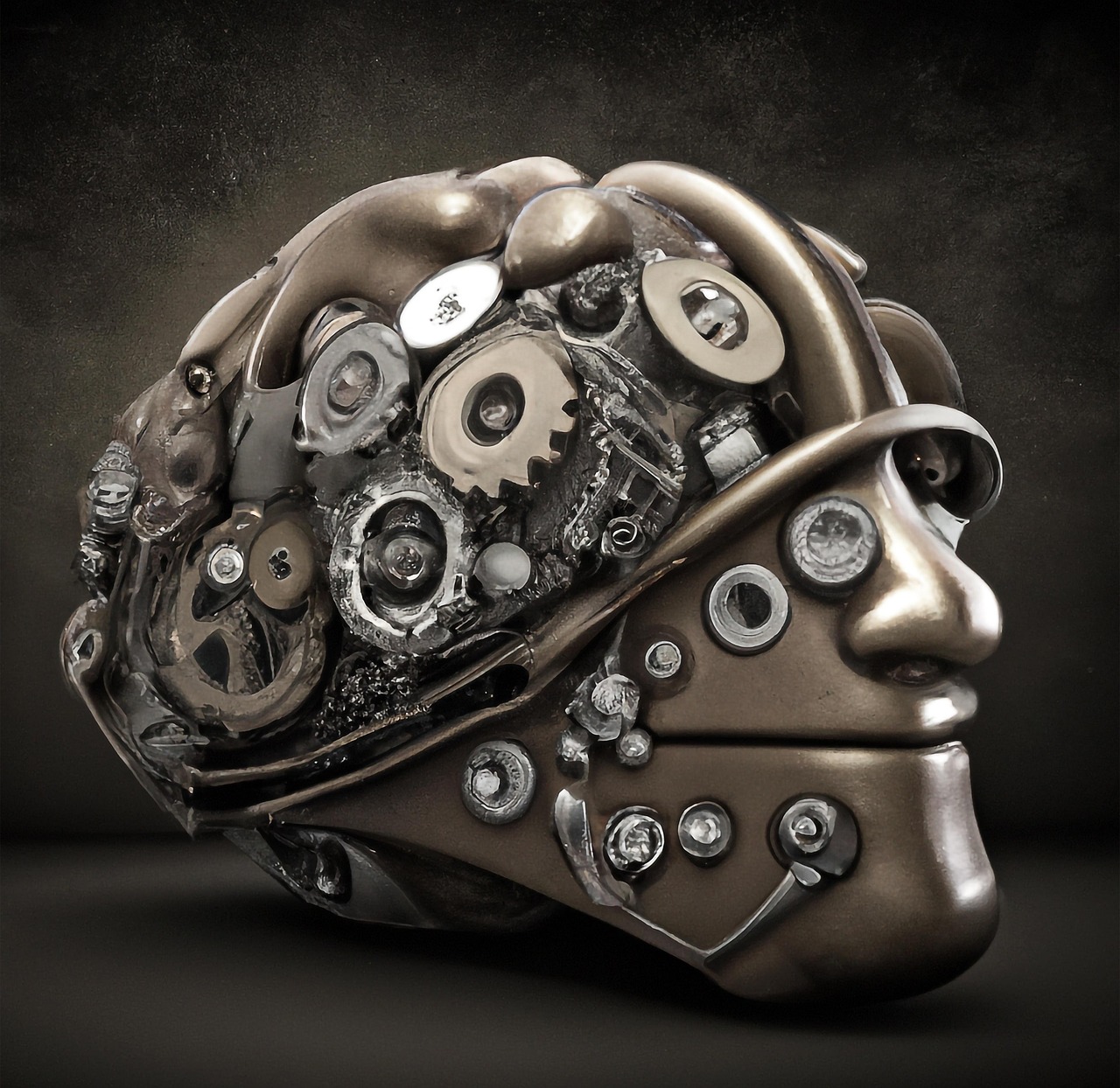 Future of AI uncertainty and possibilities concept image.