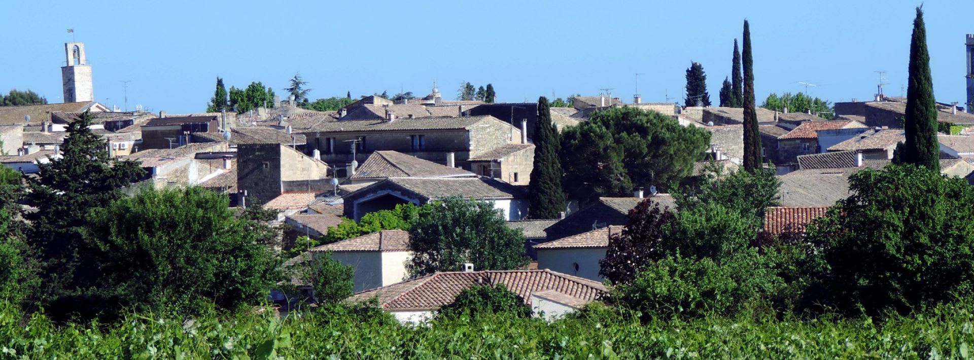 Photo du village d'aigues-Vives à 9 minutes du cabinet d'Orthodontie de la Vaunage