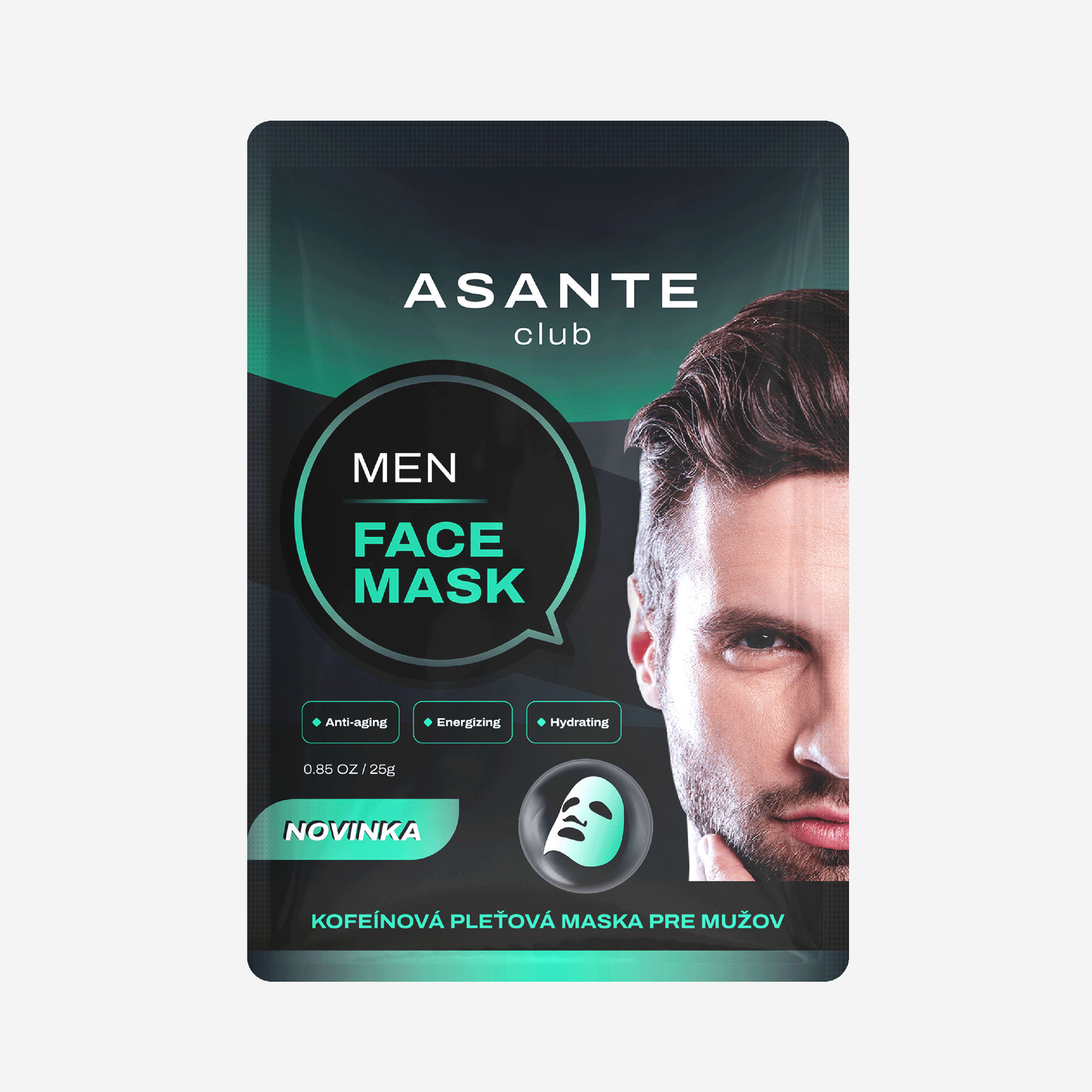 PÁNSKA MASKA S KOFEÍNOM