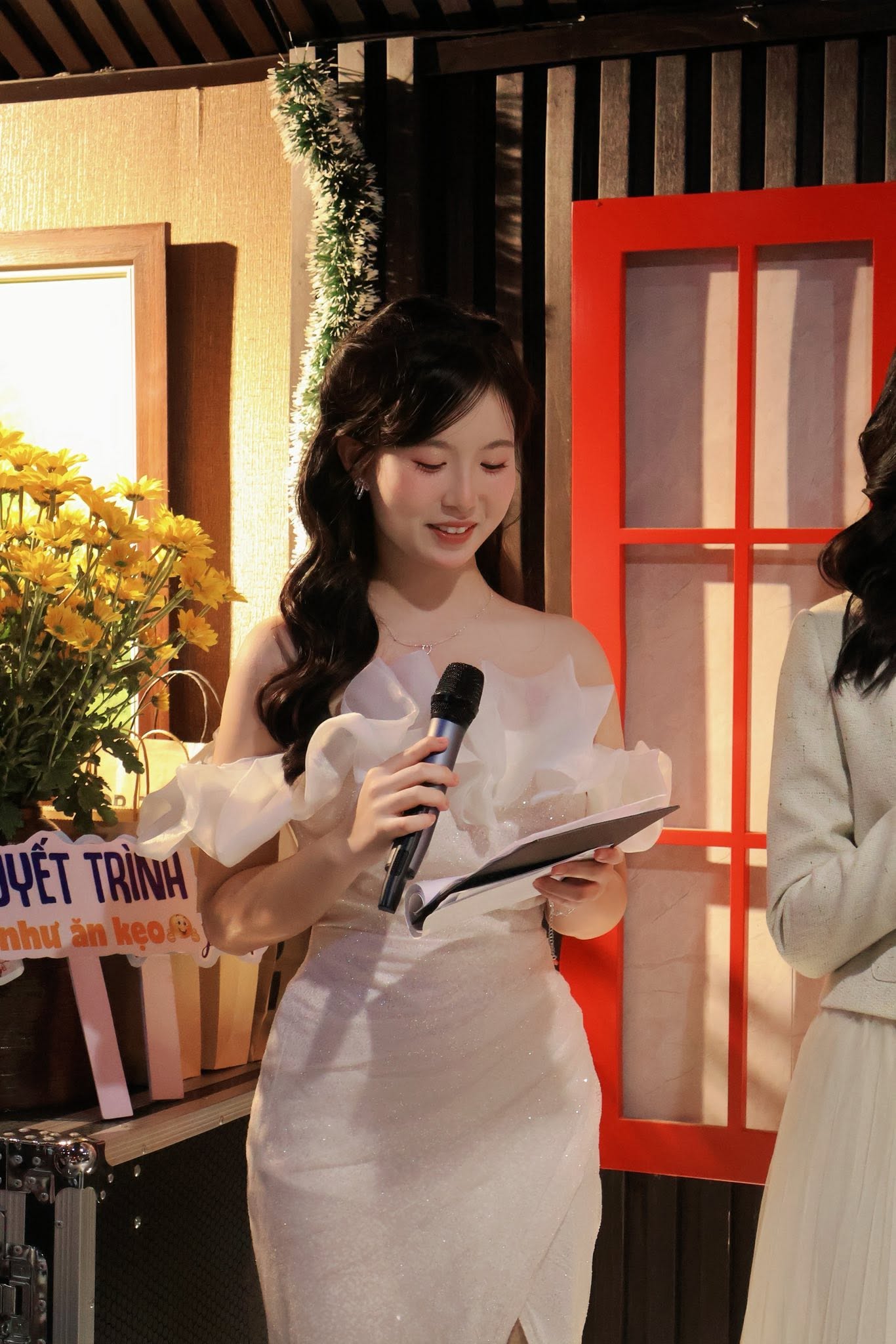 Học viên MC Hương Ly tại lớp học BT Academy