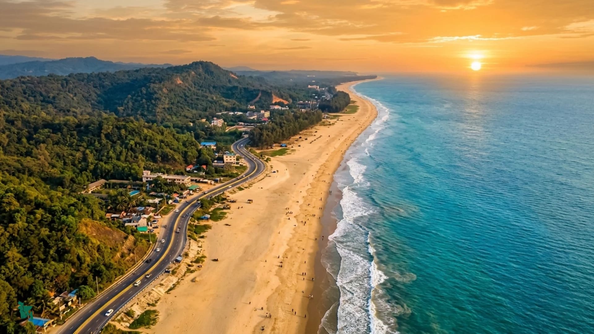 বিশ্বের দীর্ঘতম সমুদ্র সৈকত কক্সবাজার