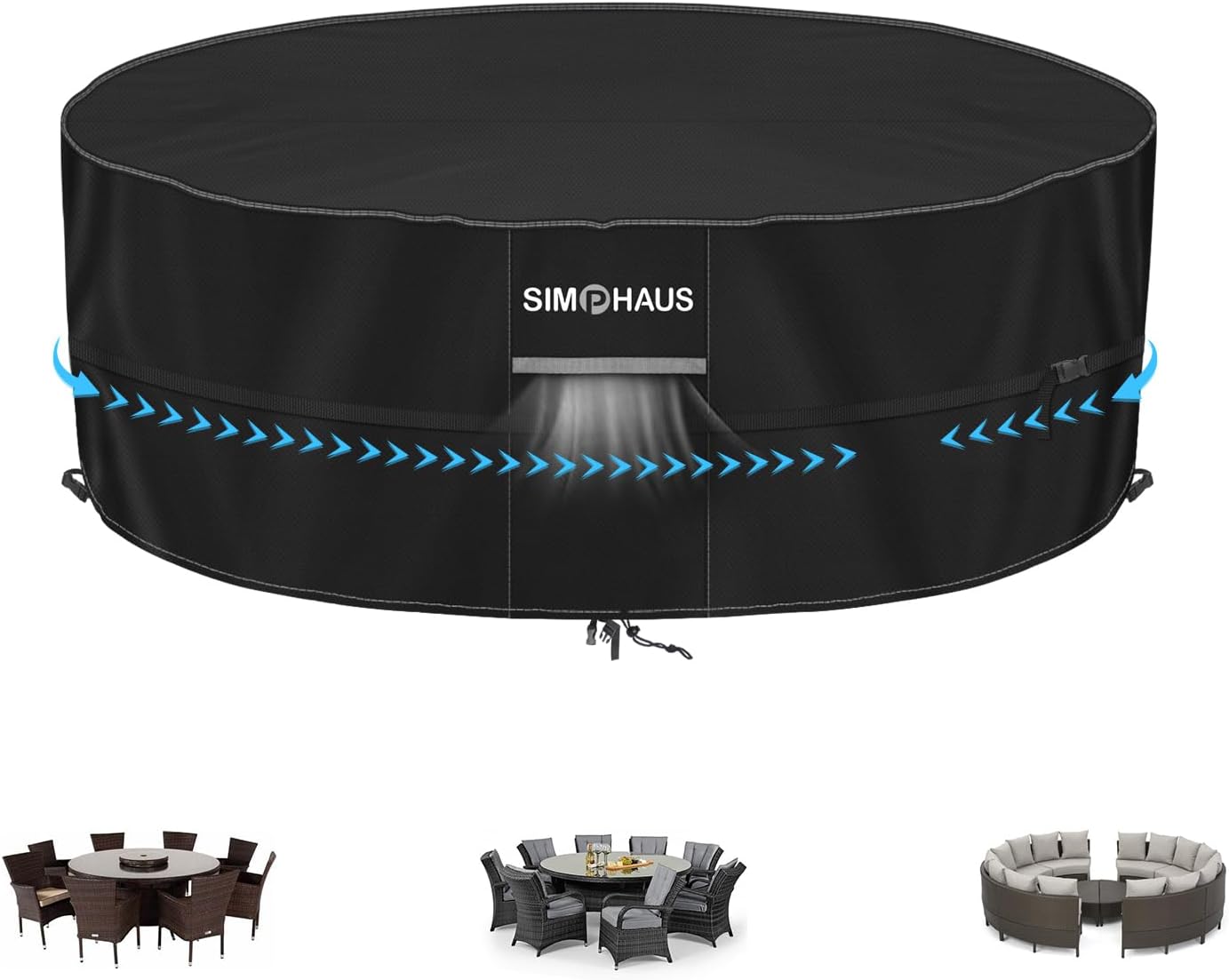 Simphaus Housse Table Jardin