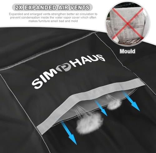 Vue 4 de Simphaus Housse Table Jardin