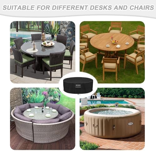 Vue 7 de Simphaus Housse Table Jardin