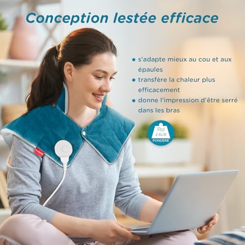 Vue 4 de Comfytemp Coussin Chauffant Nuque